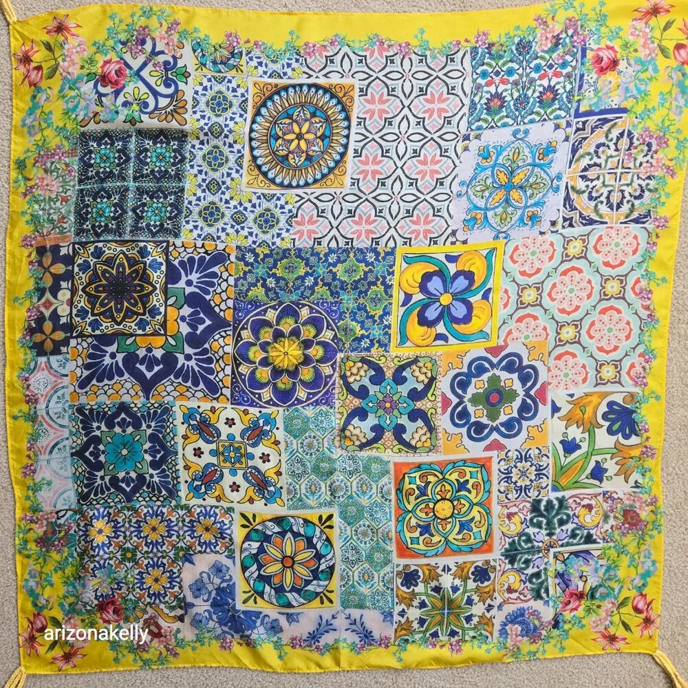 Johnny Was Silk Scarf #2